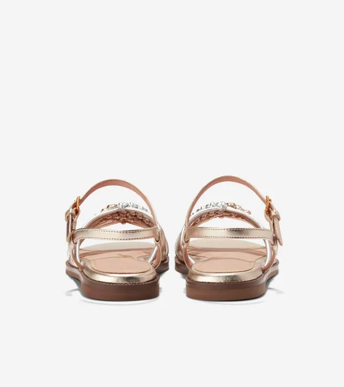 Women Women039s JITNEY KNOT SANDAL Gold Cole Haan Sandals Women Women039s JITNEY KNOT SANDAL Gold Cole Haan Sandals