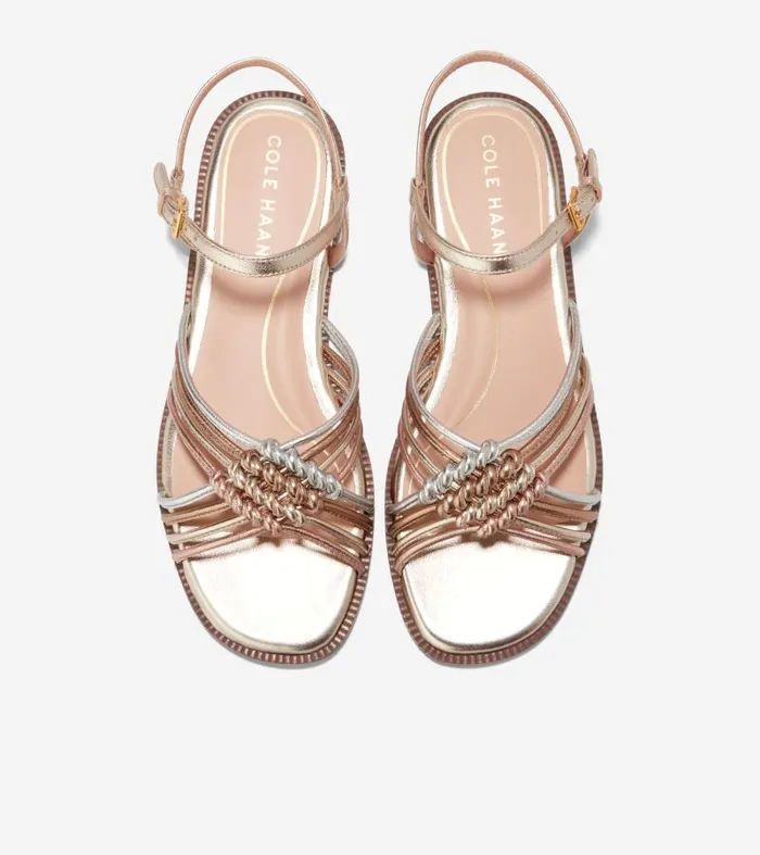 Women Women039s JITNEY KNOT SANDAL Gold Cole Haan Sandals Women Women039s JITNEY KNOT SANDAL Gold Cole Haan Sandals