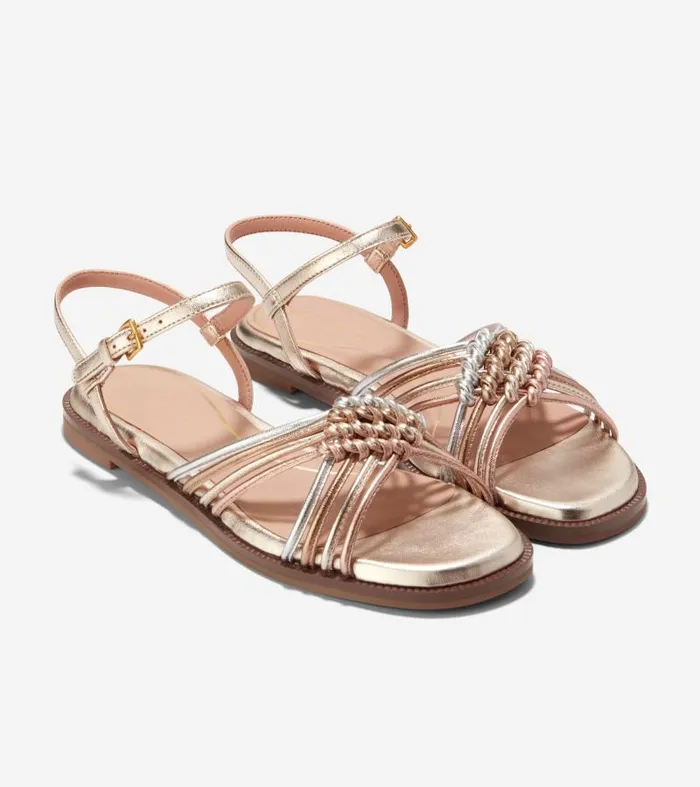 Women Women039s JITNEY KNOT SANDAL Gold Cole Haan Sandals Women Women039s JITNEY KNOT SANDAL Gold Cole Haan Sandals