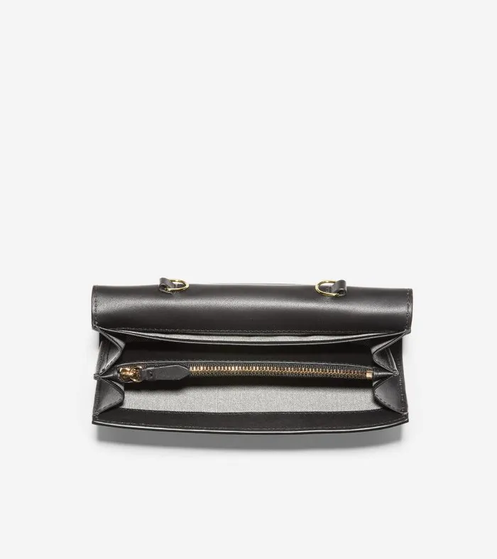 Women Women039s Wallet On A Chain Black Cole Haan Wallets and Card Cases