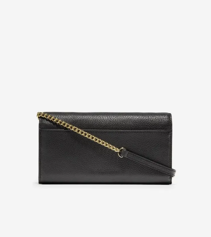 Women Women039s Wallet On A Chain Black Cole Haan Wallets and Card Cases