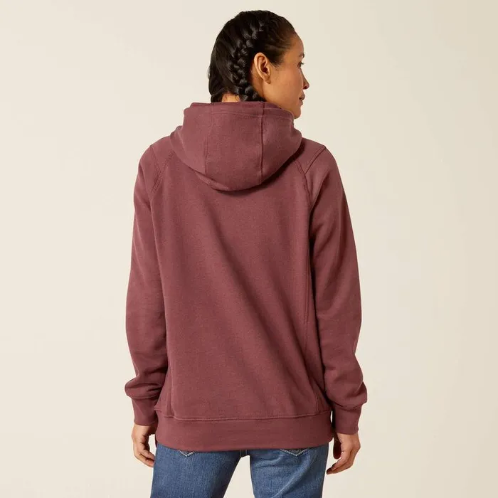 Women Workwear Ariat FR Rev Pullover Hoodie Catawba Grape