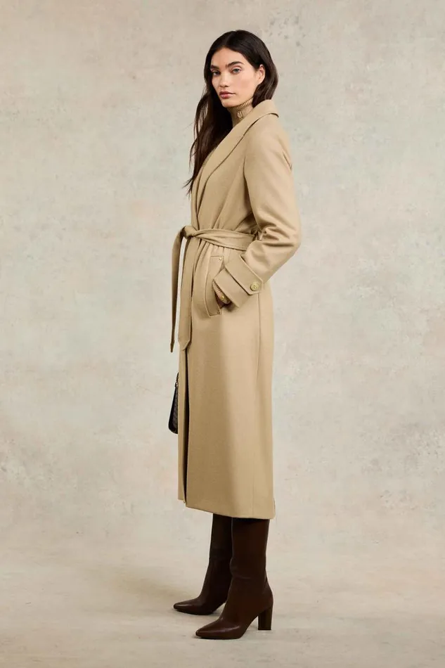 Women Wrap Coat Camel Holland Cooper Coats