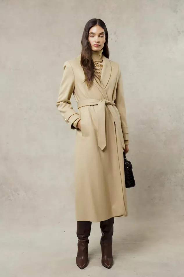 Women Wrap Coat Camel Holland Cooper Coats