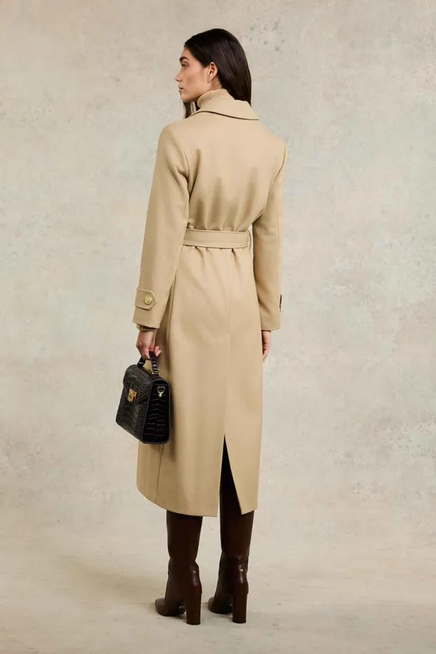 Women Wrap Coat Camel Holland Cooper Coats