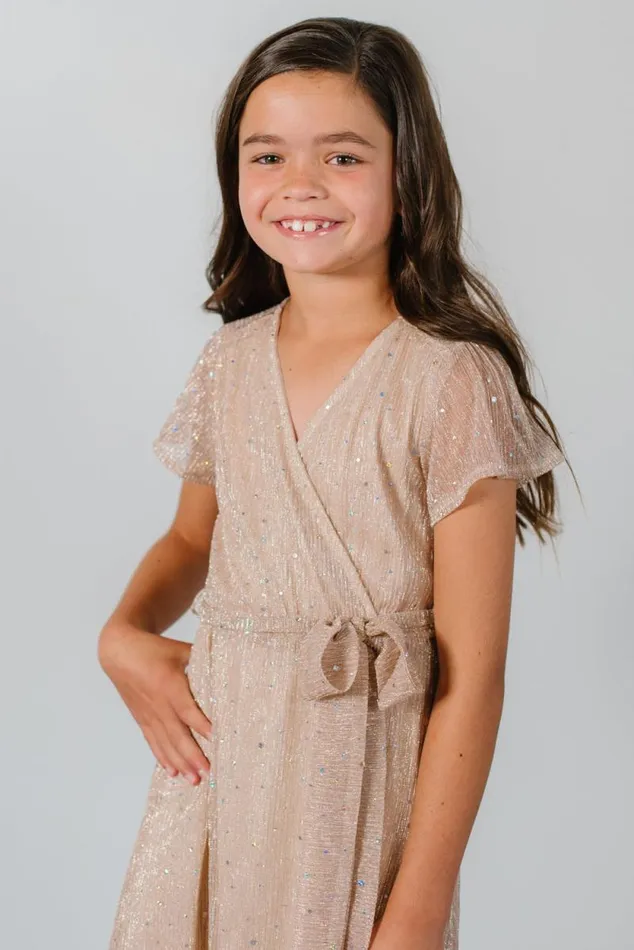 Women Youth Grace Sparkle Gown Champagne Baltic Born Embellished and Sequined Women Youth Grace Sparkle Gown Champagne Baltic Born Embellished and Sequined