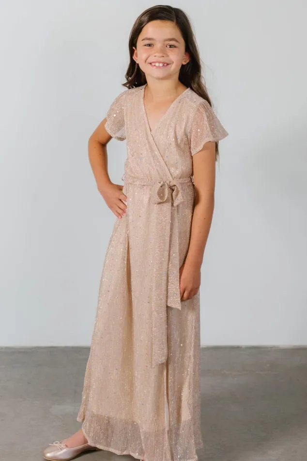 Women Youth Grace Sparkle Gown Champagne Baltic Born Embellished and Sequined Women Youth Grace Sparkle Gown Champagne Baltic Born Embellished and Sequined