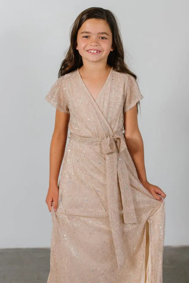 Women Youth Grace Sparkle Gown Champagne Baltic Born Embellished and Sequined Women Youth Grace Sparkle Gown Champagne Baltic Born Embellished and Sequined