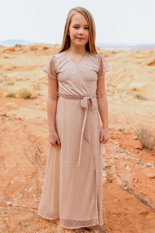 Women Youth Grace Sparkle Gown Champagne Baltic Born Embellished and Sequined Women Youth Grace Sparkle Gown Champagne Baltic Born Embellished and Sequined