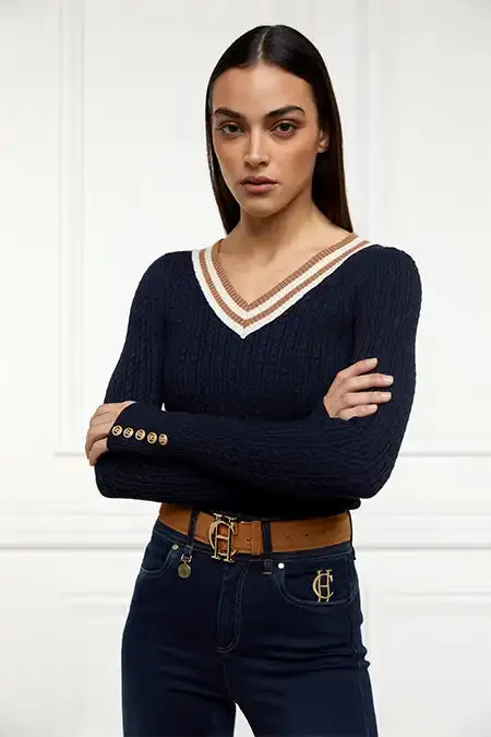 Women Zoe Knit Ink Navy Holland Cooper Knitwear Women Zoe Knit Ink Navy Holland Cooper Knitwear