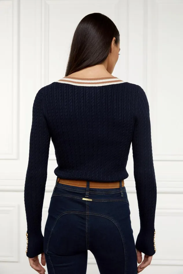Women Zoe Knit Ink Navy Holland Cooper Knitwear Women Zoe Knit Ink Navy Holland Cooper Knitwear