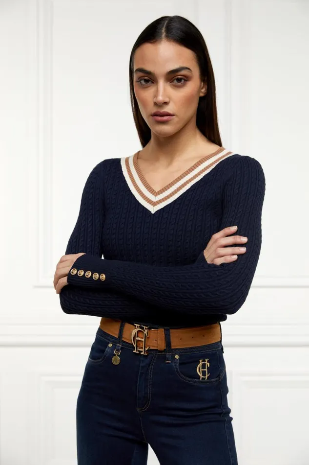 Women Zoe Knit Ink Navy Holland Cooper Knitwear Women Zoe Knit Ink Navy Holland Cooper Knitwear