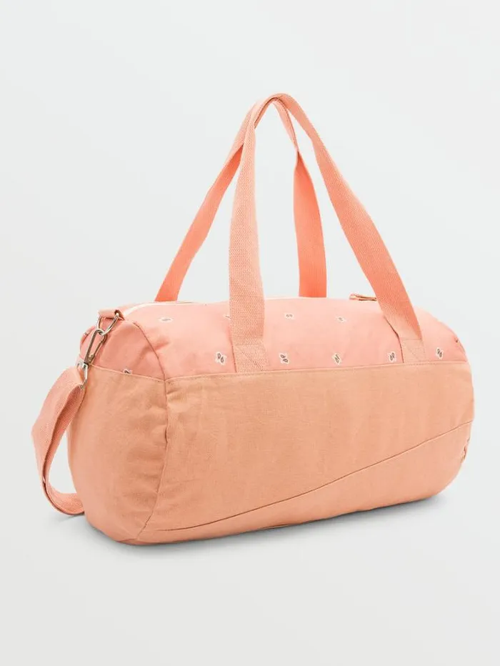 Womens Bags and Backpacks Volcom Schoolyard Canvas Duffel 8211 Clay