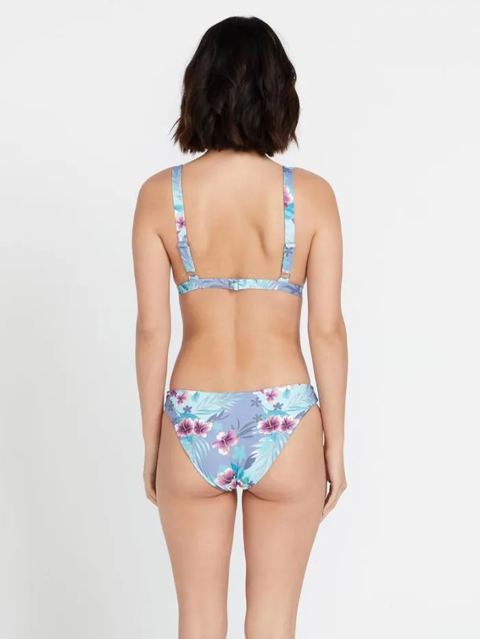 Womens Bikinis Volcom Semi Tropic Fixed Triangle Bikini Top 8211 Washed Blue