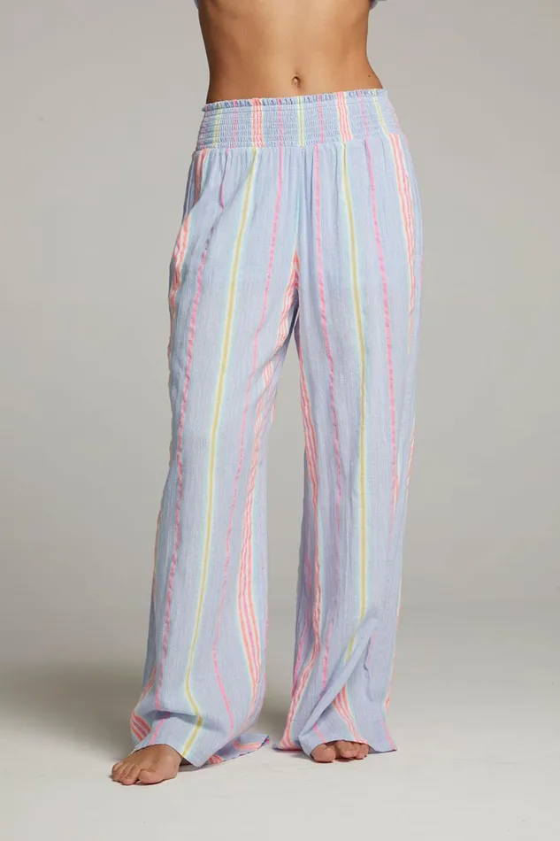 Womens Bottoms Chaser Brand Bari South West Beach Stripe Trouser
