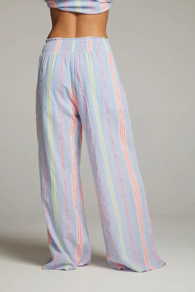 Womens Bottoms Chaser Brand Bari South West Beach Stripe Trouser