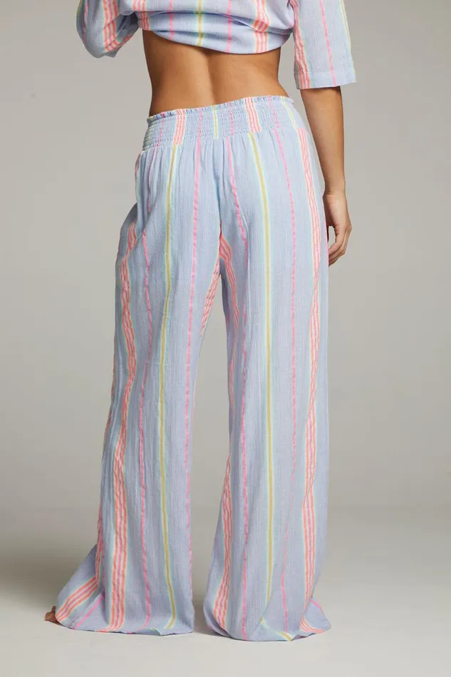Womens Bottoms Chaser Brand Bari South West Beach Stripe Trouser