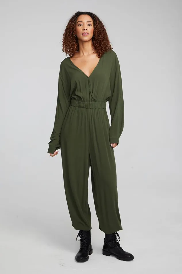 Womens Bottoms Chaser Brand Colette Forest Night Jumpsuit