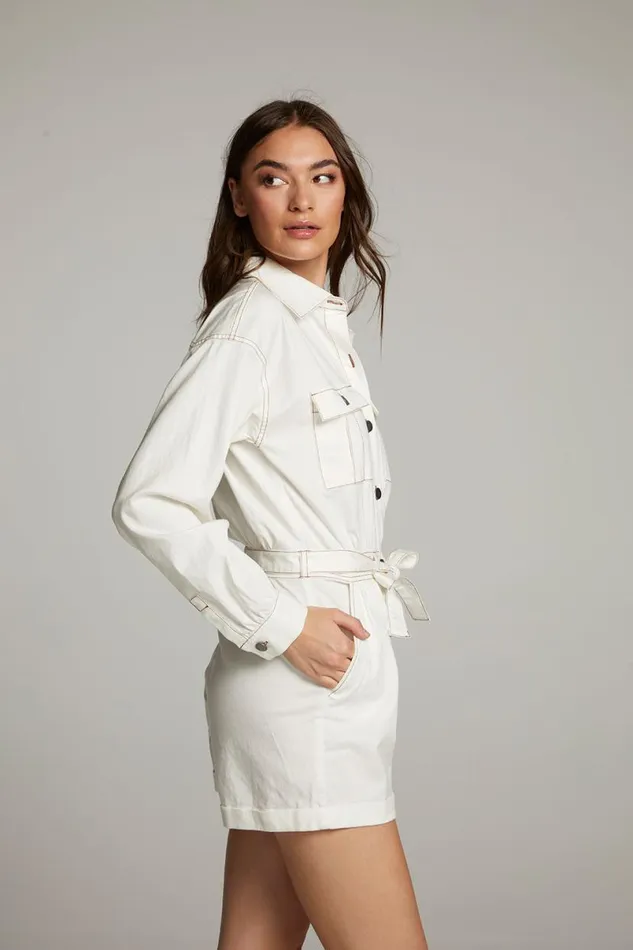 Womens Bottoms Chaser Brand Isabella White Romper