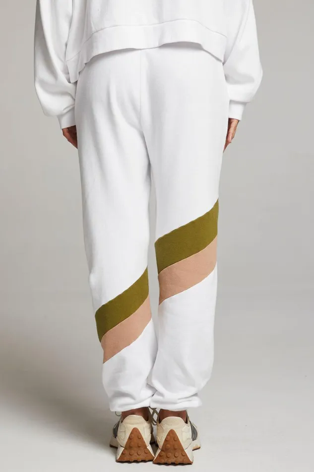 Womens Bottoms Chaser Brand Skull Sand Color Block Joggers