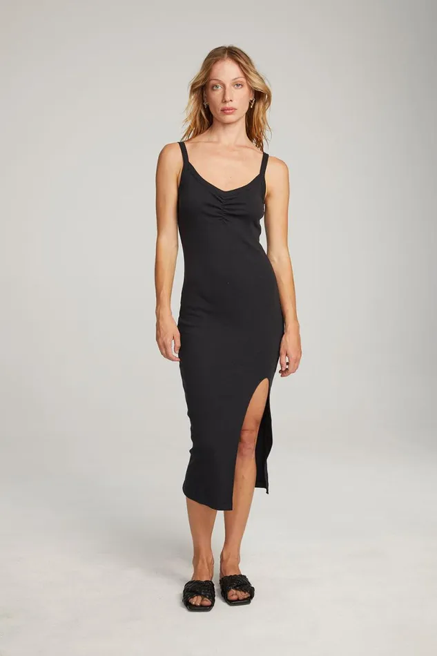 Womens Dresses Chaser Brand Serra Licorice Midi Dress