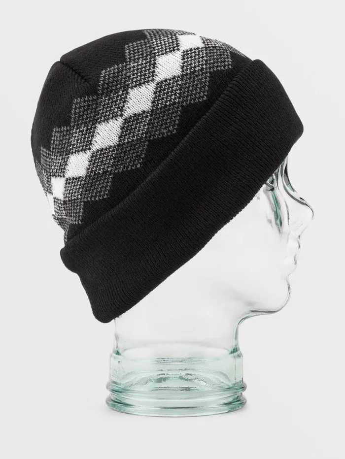 Womens Hats and Beanies Volcom Check This Beanie 8211 Black