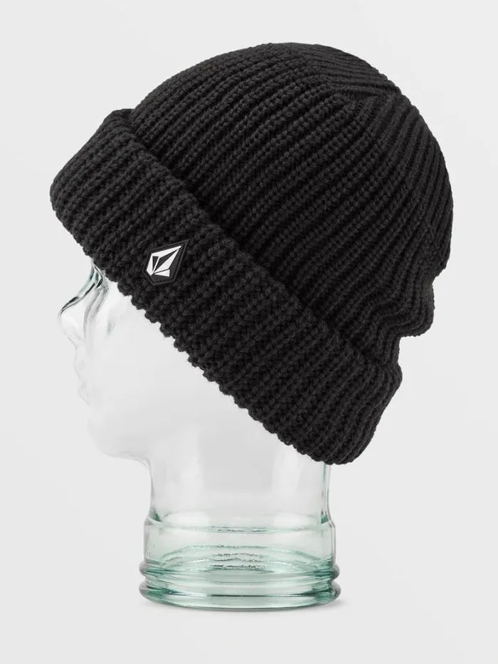 Womens Hats and Beanies Volcom Voluxe Beanie 8211 Black