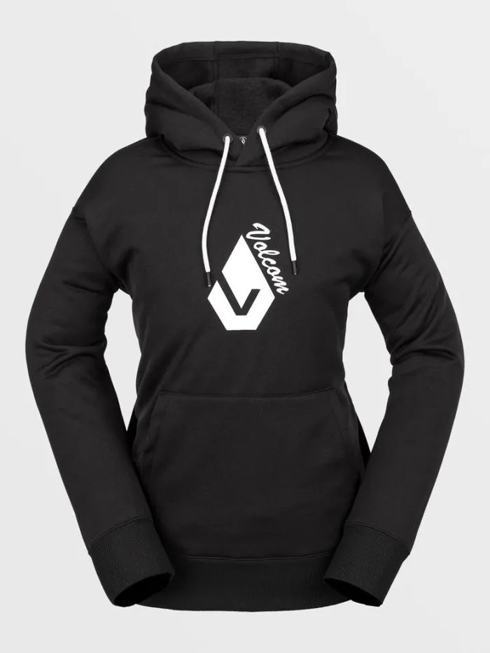 Womens Hoodies and Sweatshirts Volcom Core Hydro Hoodie 8211 Black