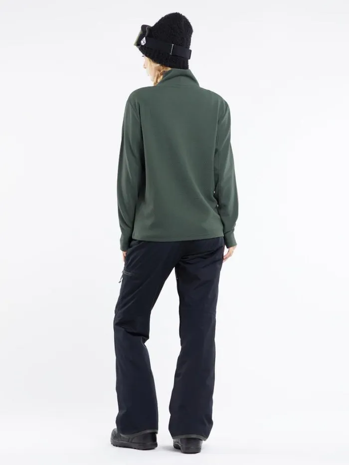 Womens Hoodies and Sweatshirts Volcom Tech Pullover Fleece 8211 Eucalyptus