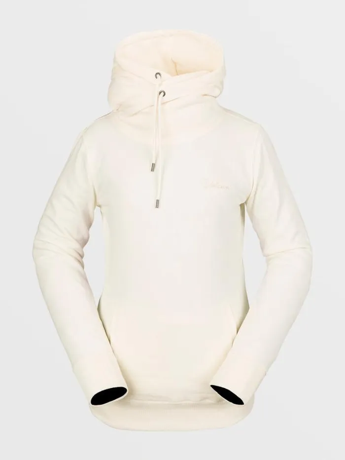 Womens Hoodies and Sweatshirts Volcom Tower Pullover Fleece 8211 Moonbeam