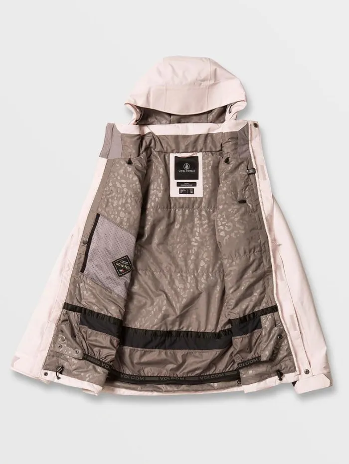 Womens Jackets Volcom Ell Insulated GoreTex Jacket 8211 Calcite