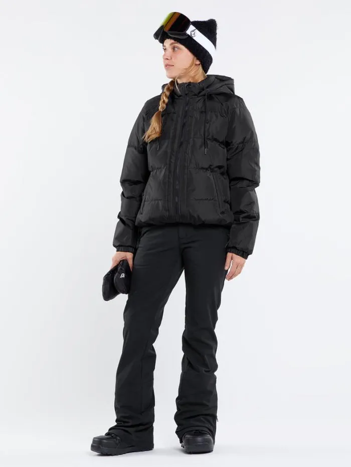 Womens Jackets Volcom Ithan Puff Jacket 8211 Black