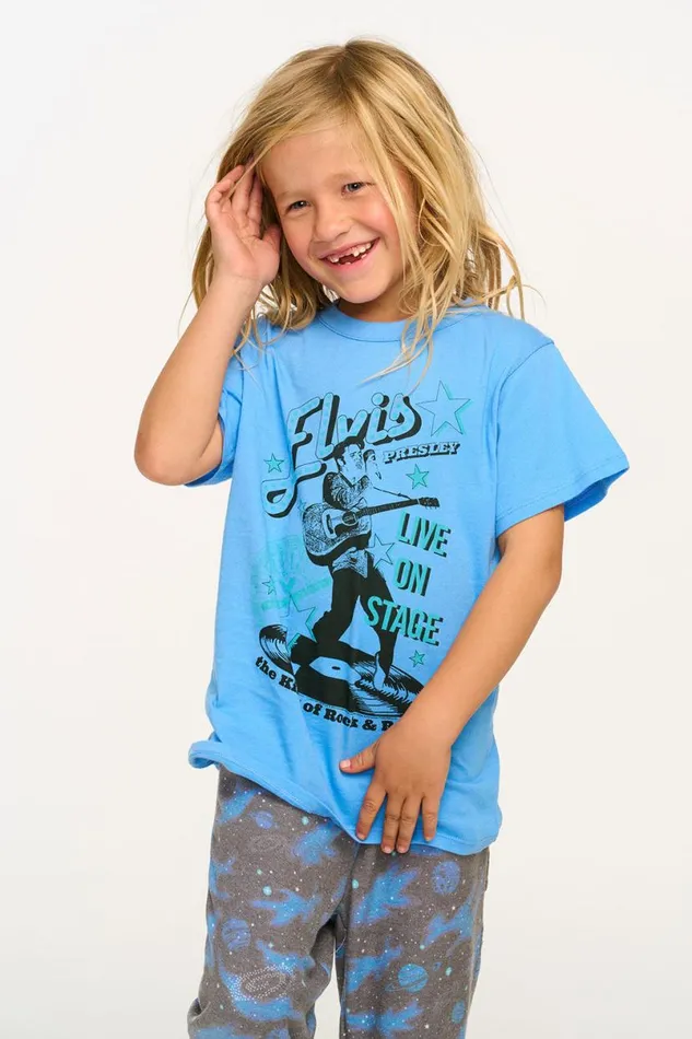 WomensKids Music Chaser Brand Sun Records Elvis Live On Stage Tee