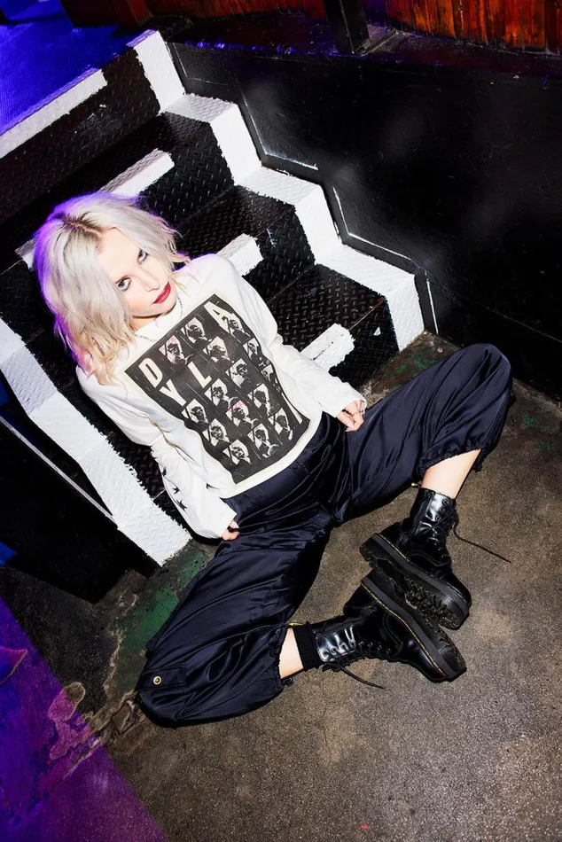 Womens Loungewear Chaser Brand Billyy Shadow Black Trousers