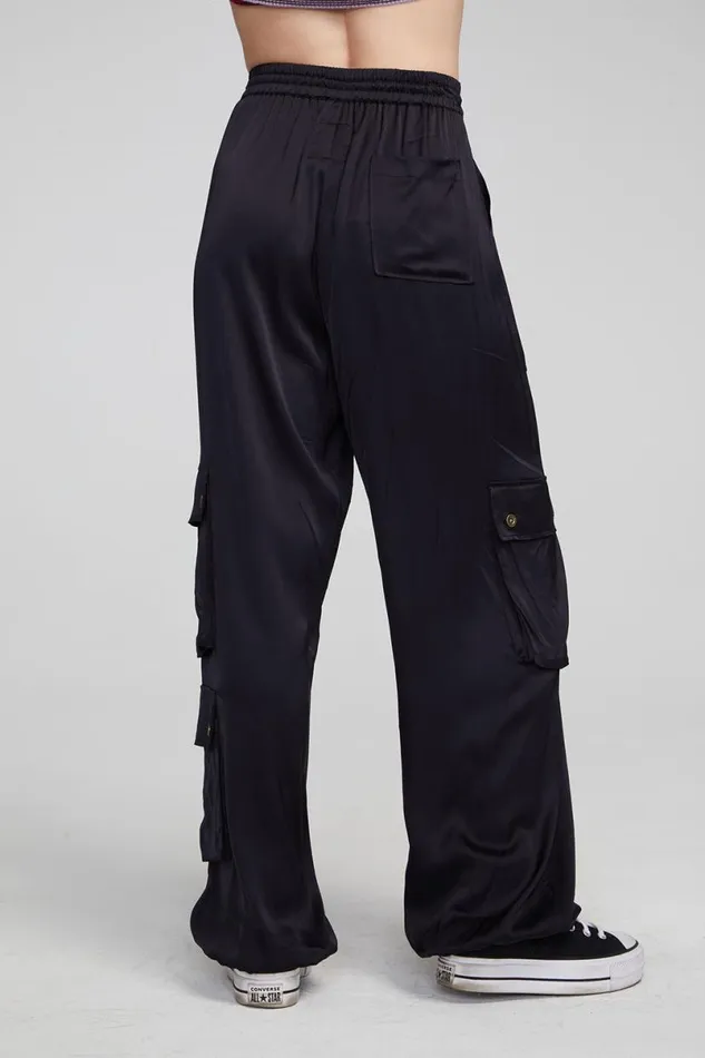 Womens Loungewear Chaser Brand Billyy Shadow Black Trousers