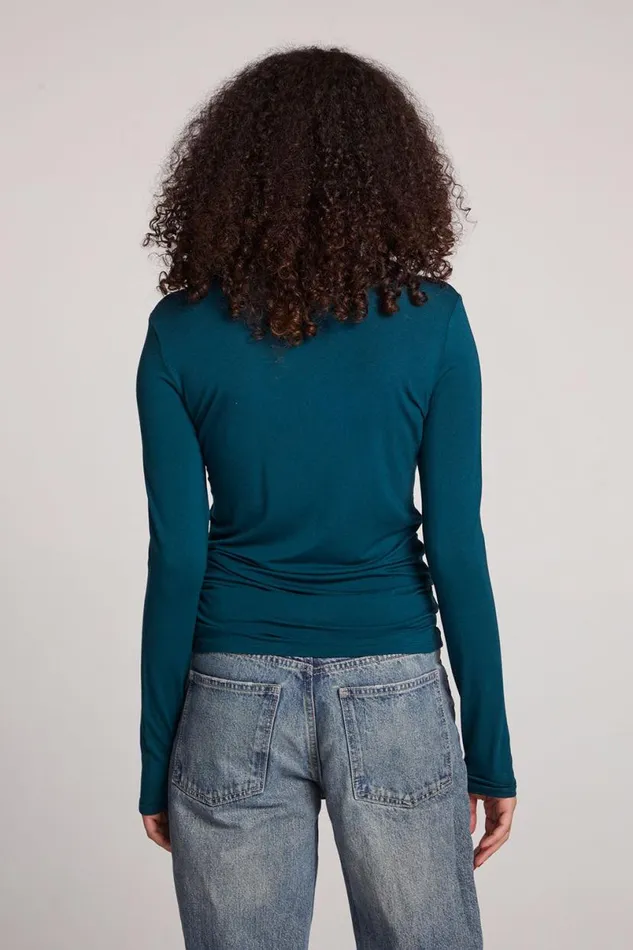 Womens Loungewear Chaser Brand Reeves Dark Sea Long Sleeve