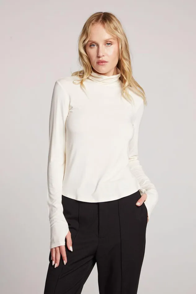 Womens Loungewear Chaser Brand Vicente Starry White Long Sleeve