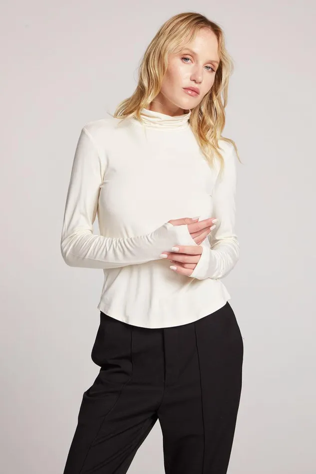 Womens Loungewear Chaser Brand Vicente Starry White Long Sleeve