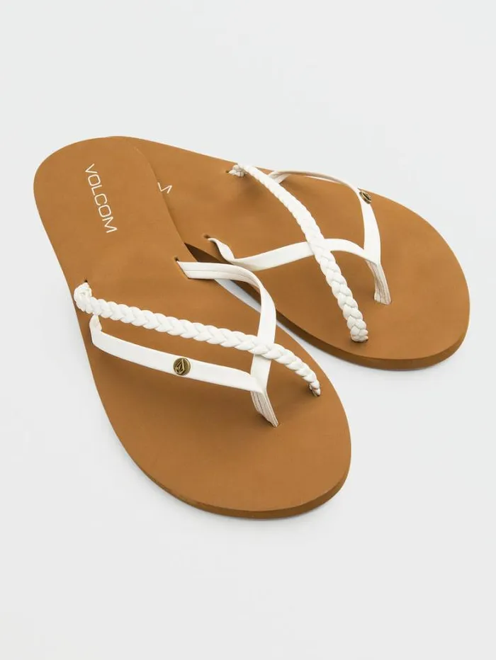 Womens Sandals Volcom Thrills II Sandals 8211 White