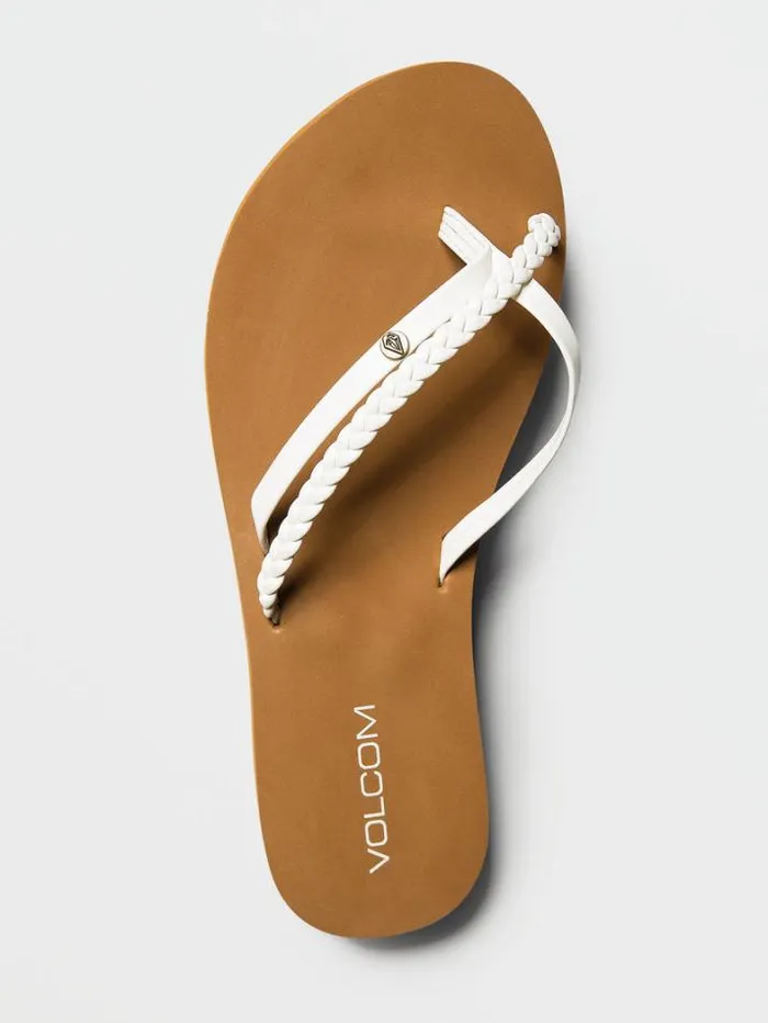 Womens Sandals Volcom Thrills II Sandals 8211 White