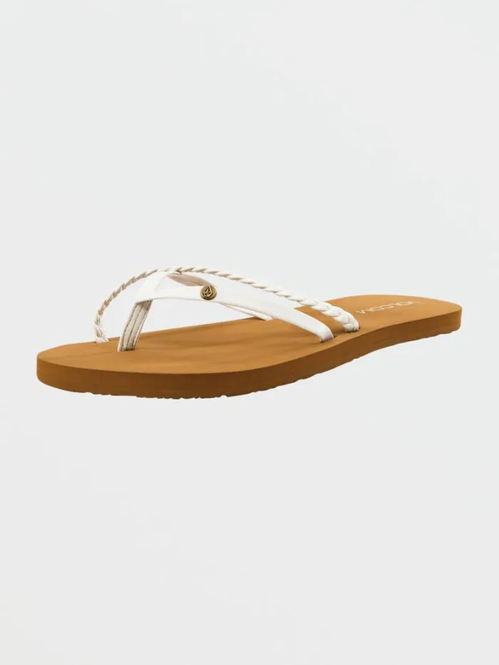 Womens Sandals Volcom Thrills II Sandals 8211 White