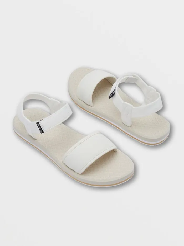 Womens Sandals Volcom VCo Trail Sandals 8211 White