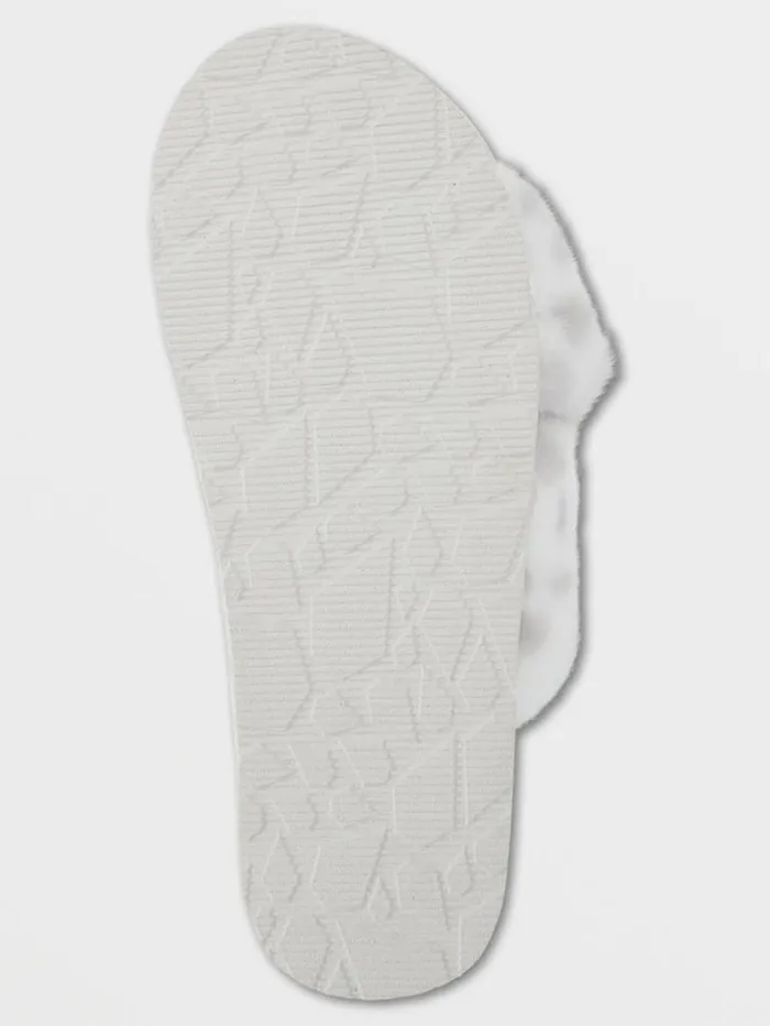 Womens Slippers Volcom Lived In Lounge Slippers 8211 Star White