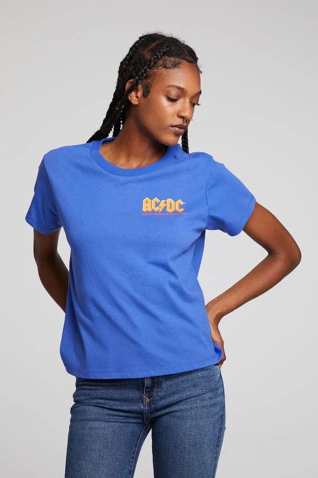 Womens Tops Chaser Brand ACDC Who Made Who Tee