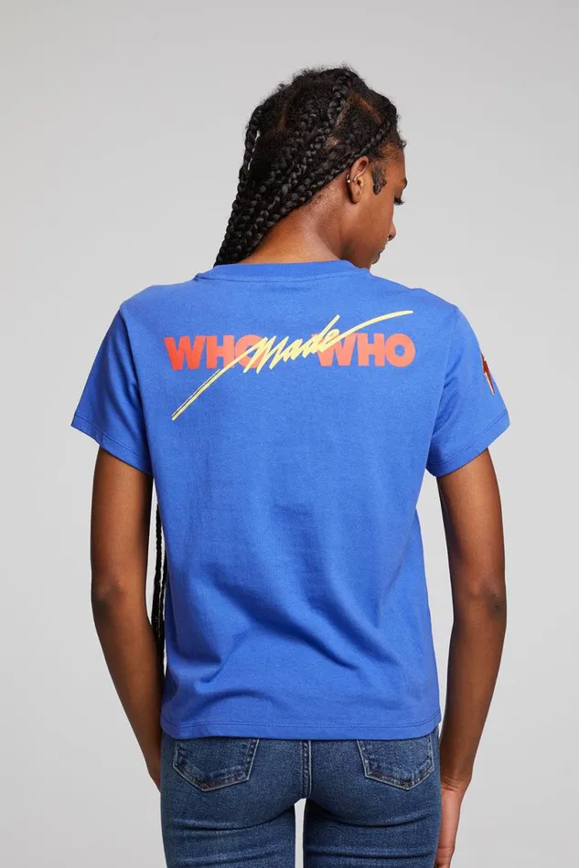 Womens Tops Chaser Brand ACDC Who Made Who Tee