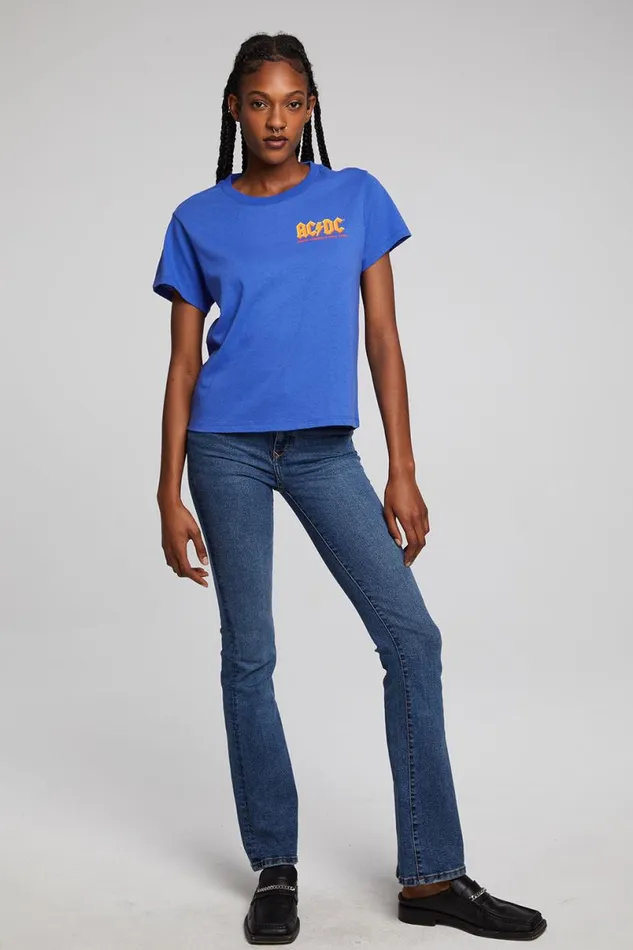 Womens Tops Chaser Brand ACDC Who Made Who Tee