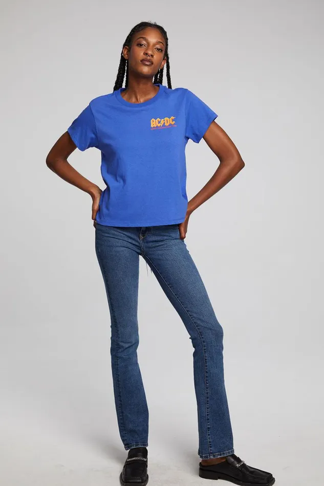 Womens Tops Chaser Brand ACDC Who Made Who Tee