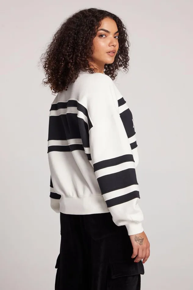 Womens Tops Chaser Brand Apres Chic Colorblock Pullover