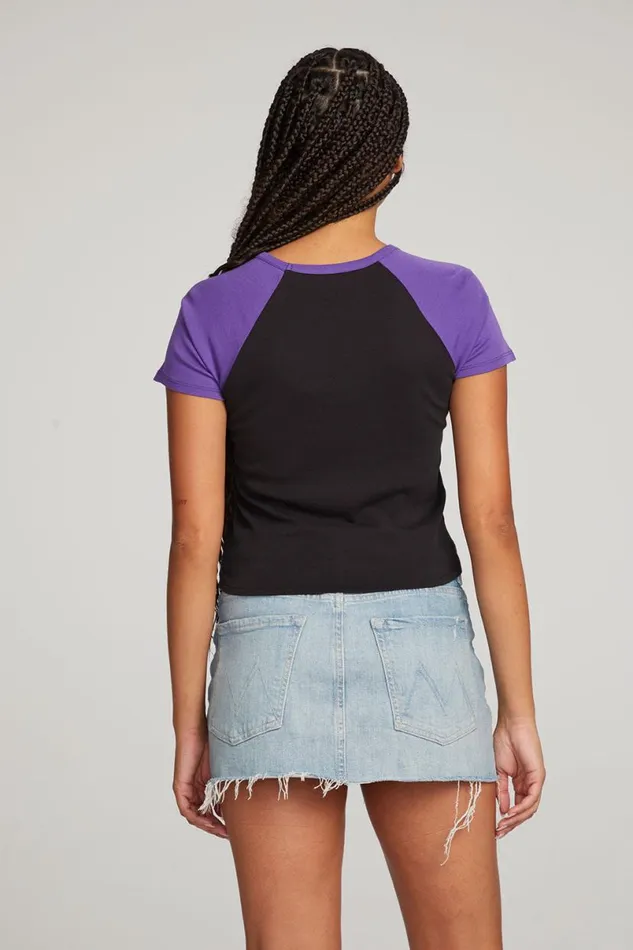 Womens Tops Chaser Brand Black Sabbath Henry Logo Tee