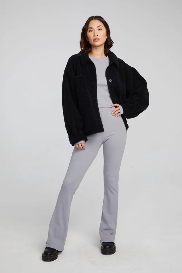 Womens Tops Chaser Brand Bolt Shadow Black Jacket